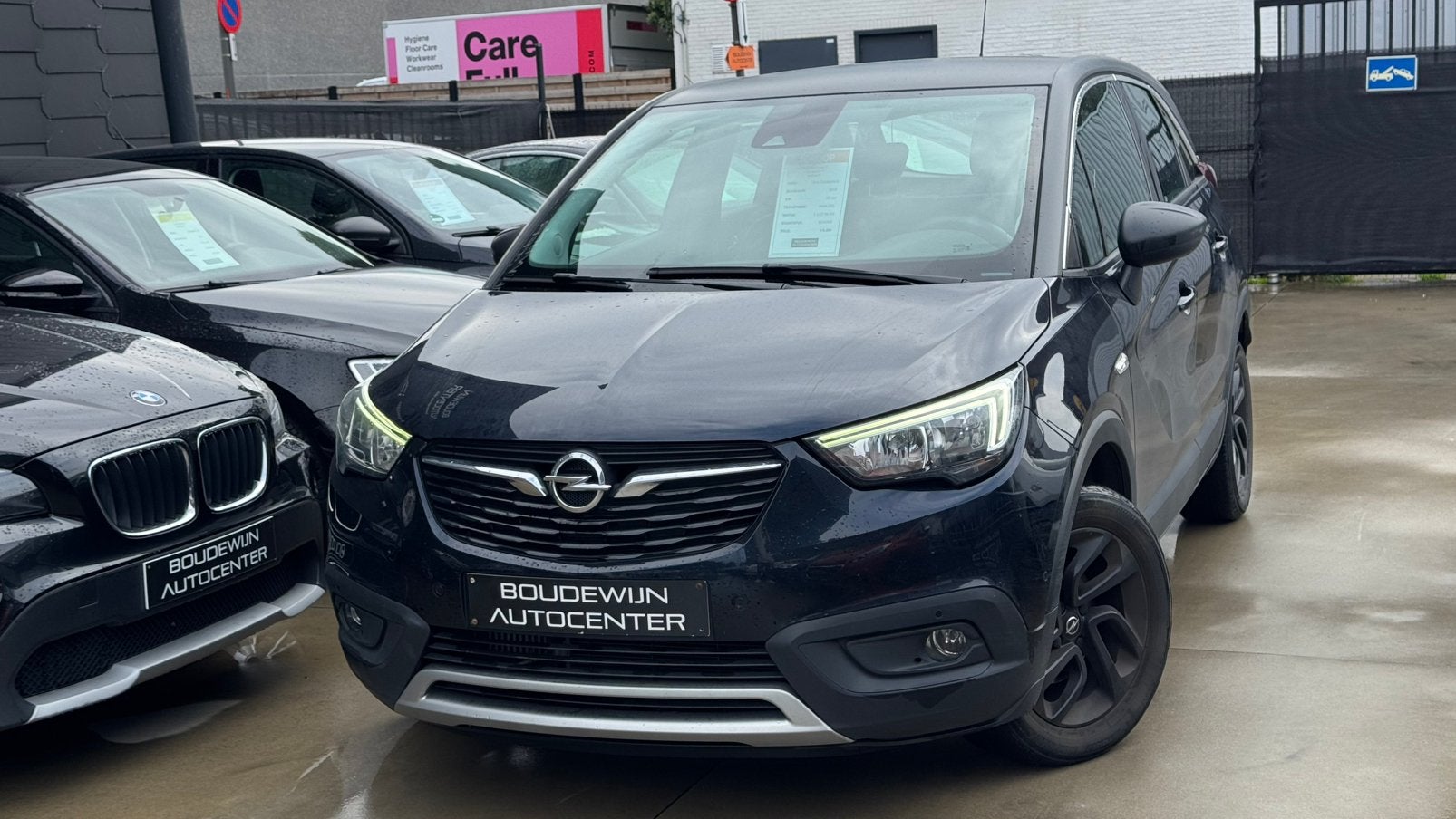 Opel Crossland X 2019 53.xxxkm Benzine nieuw distributie TOP, Auto's, Voorwielaandrijving, Stof, Zwart, Zwart