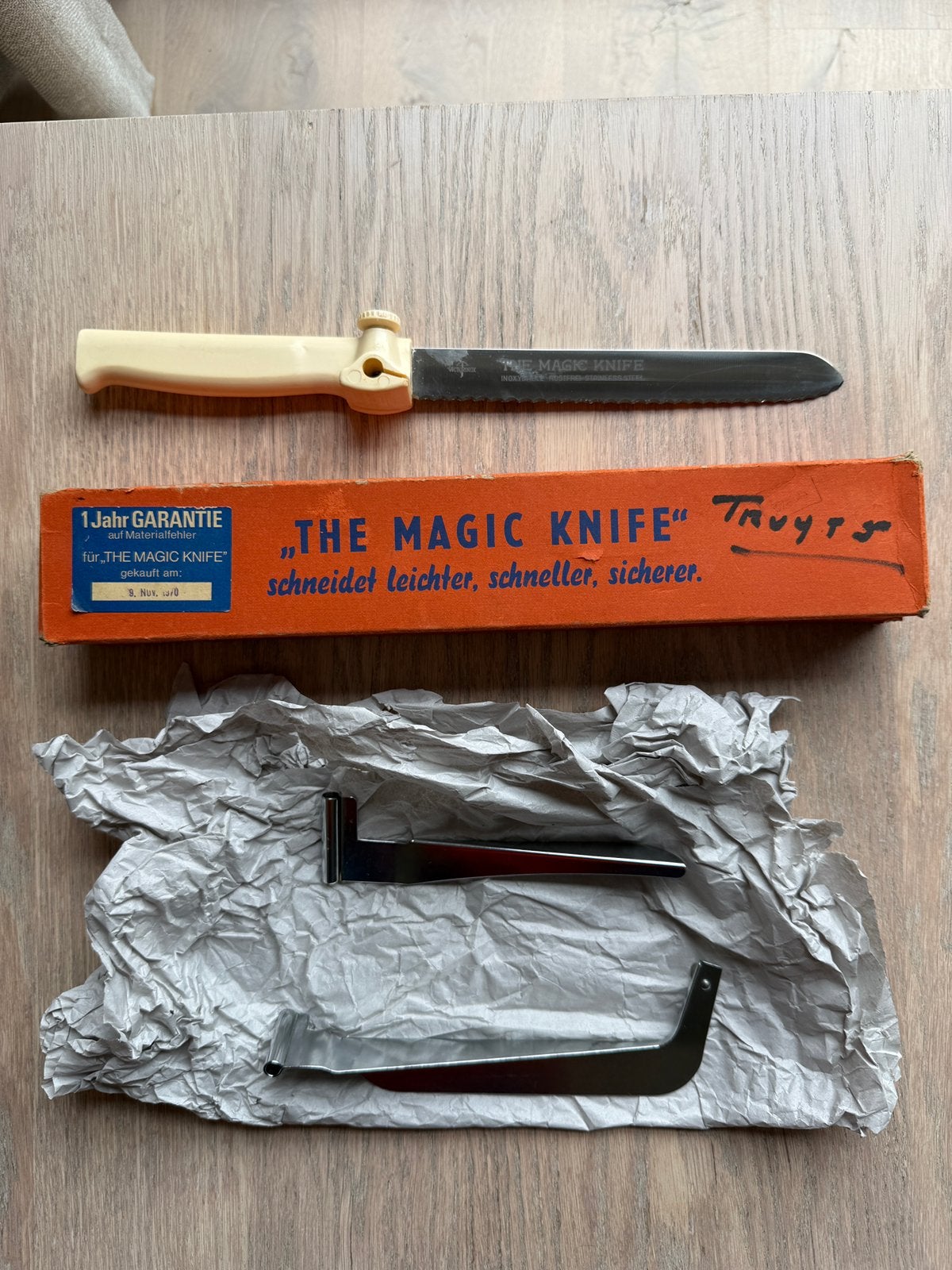 Couteau à pain The Magic Knife, Antiquités & Art, Enlèvement ou Envoi
