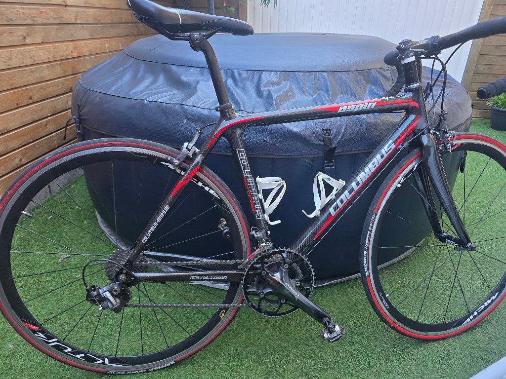 Vélo route course carbone comme neuf, Autres marques, Frein sur jante, 57 à 61 cm, Comme neuf