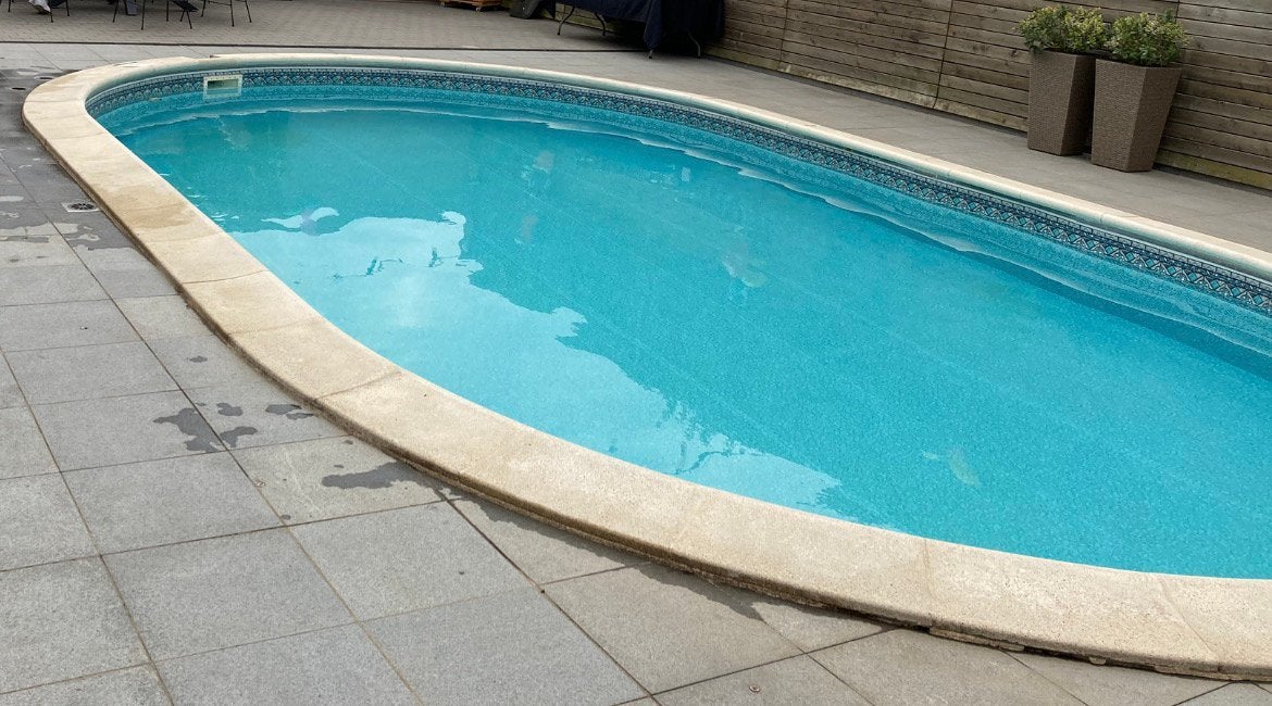 Margelle Piscine, Enlèvement, Comme neuf