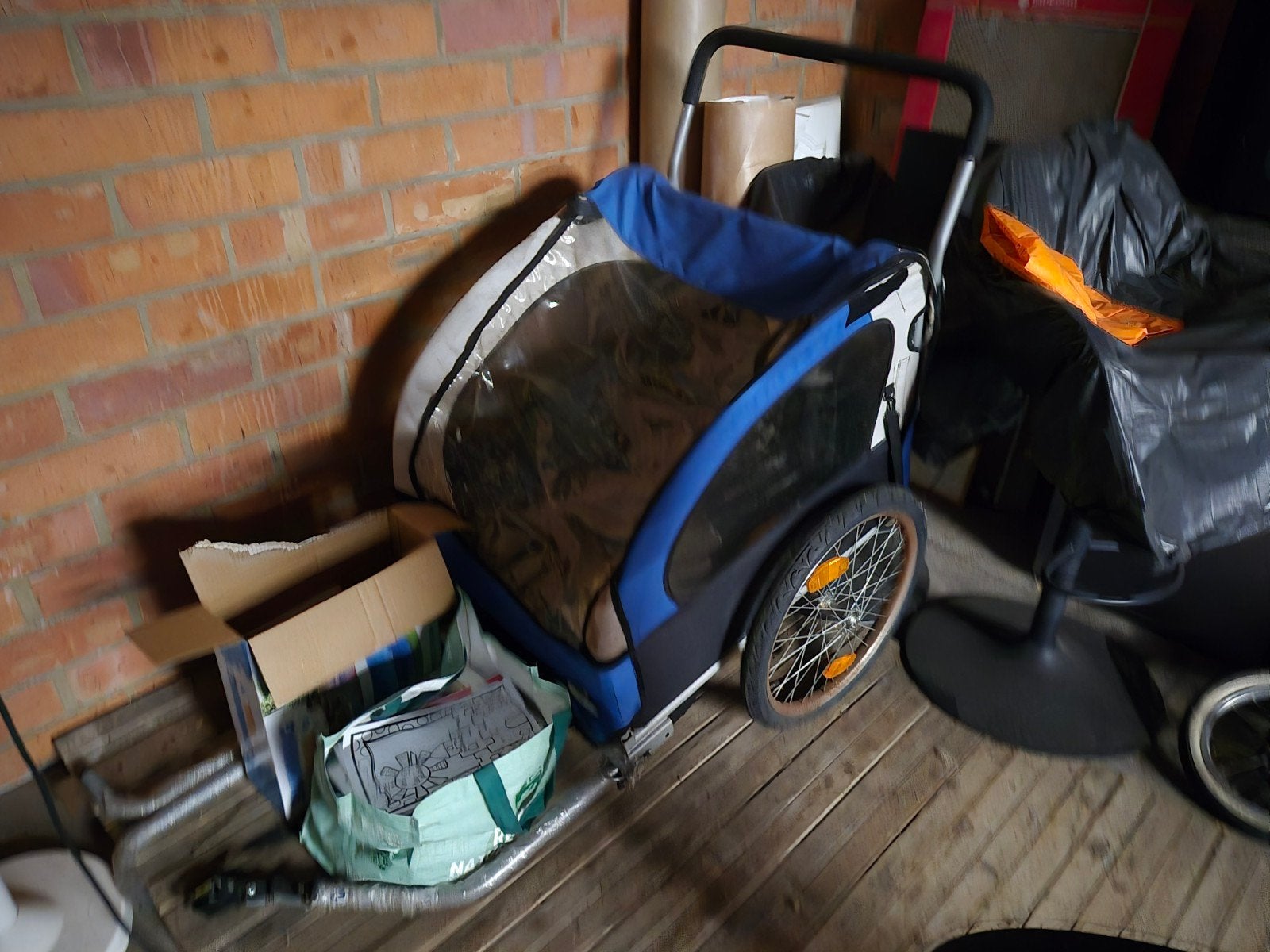 Fiets kar te koop, Ophalen