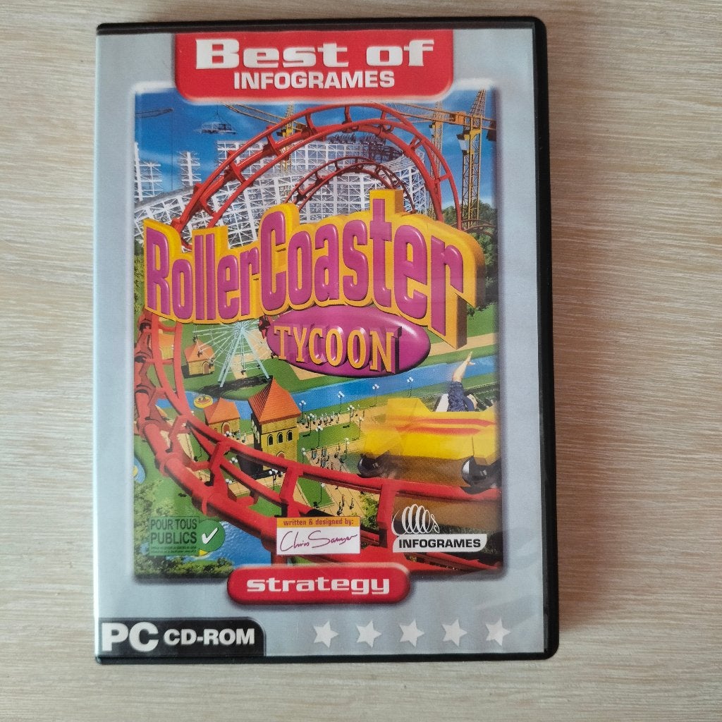 Roller Coaster Tycoon cd rom, Games en Spelcomputers, Ophalen, Gebruikt