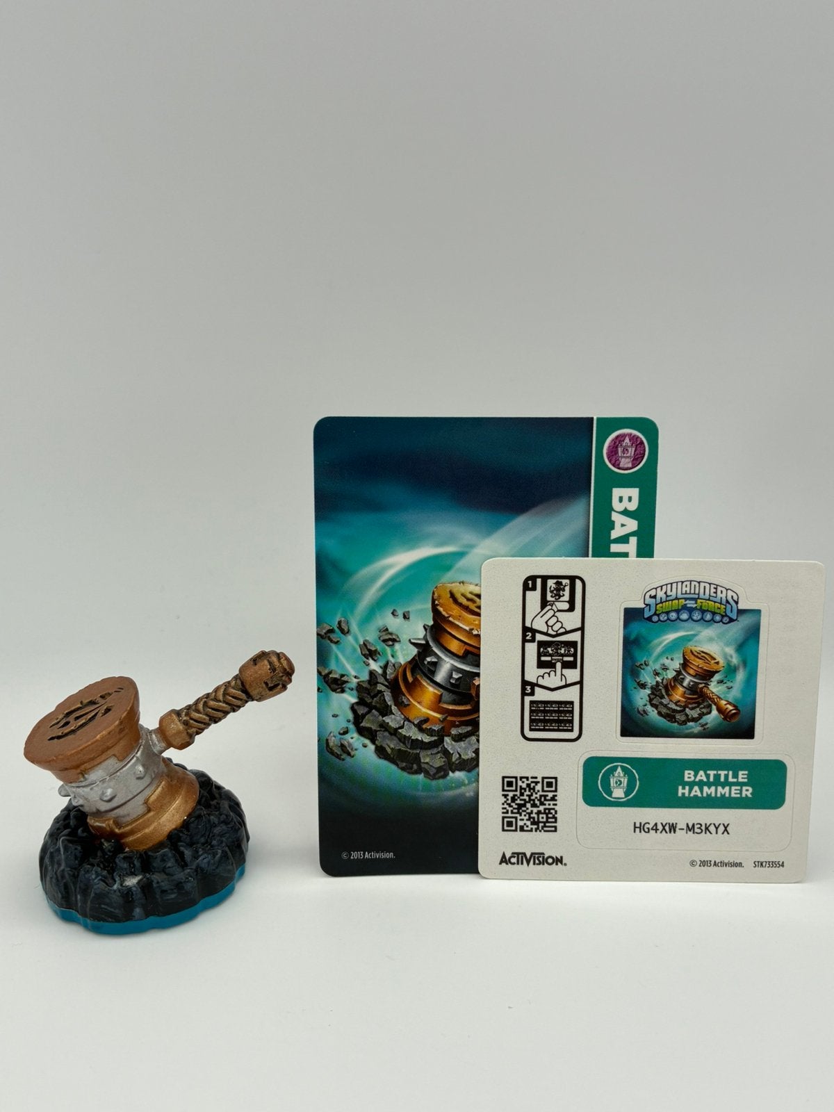 Skylanders Swap Forc Battle Hammer avec autocollant et carte, Consoles de jeu & Jeux vidéo, Jeux | Autre, Envoi, Comme neuf
