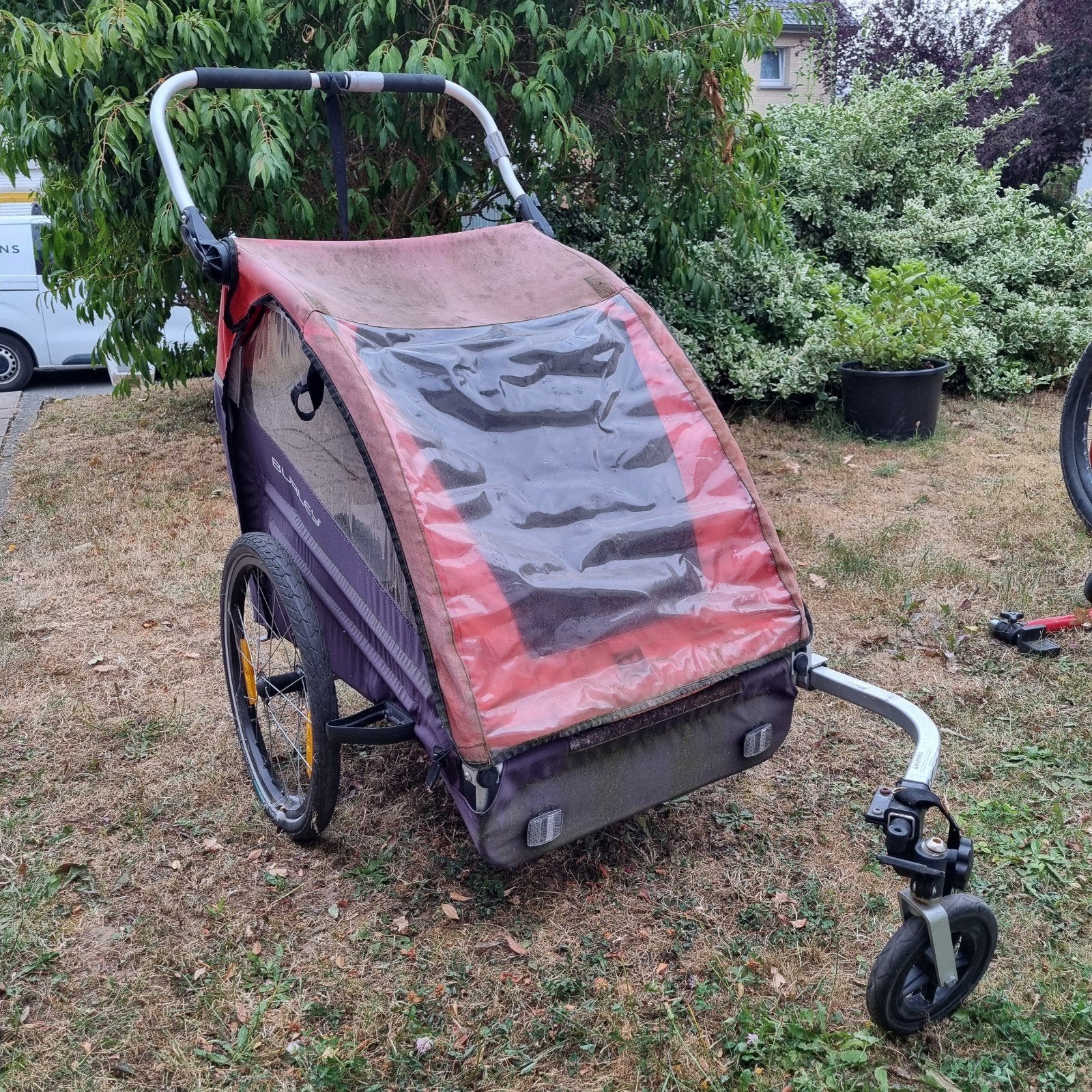 Burley fietskar, Ophalen, Gebruikt, Kinderkar, Burley