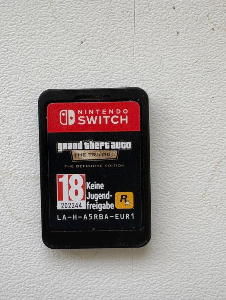 Grand Theft Auto GTA The Trilogy - Jeu Nintendo Switch, Online, Vanaf 18 jaar, 1 speler, Ophalen of Verzenden