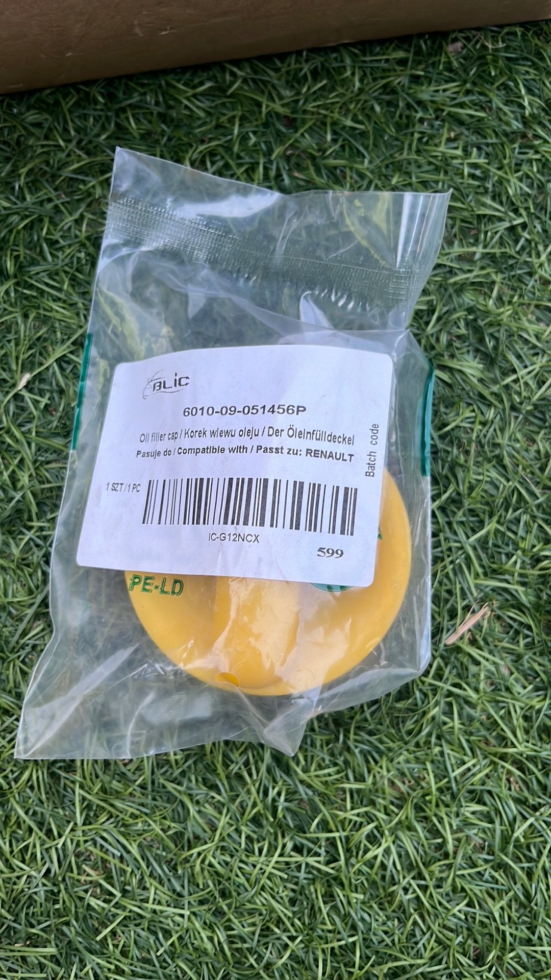 Bouchon de remplissage d'huile 5 pièces (jaune) pour Renault, Autos : Pièces & Accessoires, Enlèvement, Neuf, Renault
