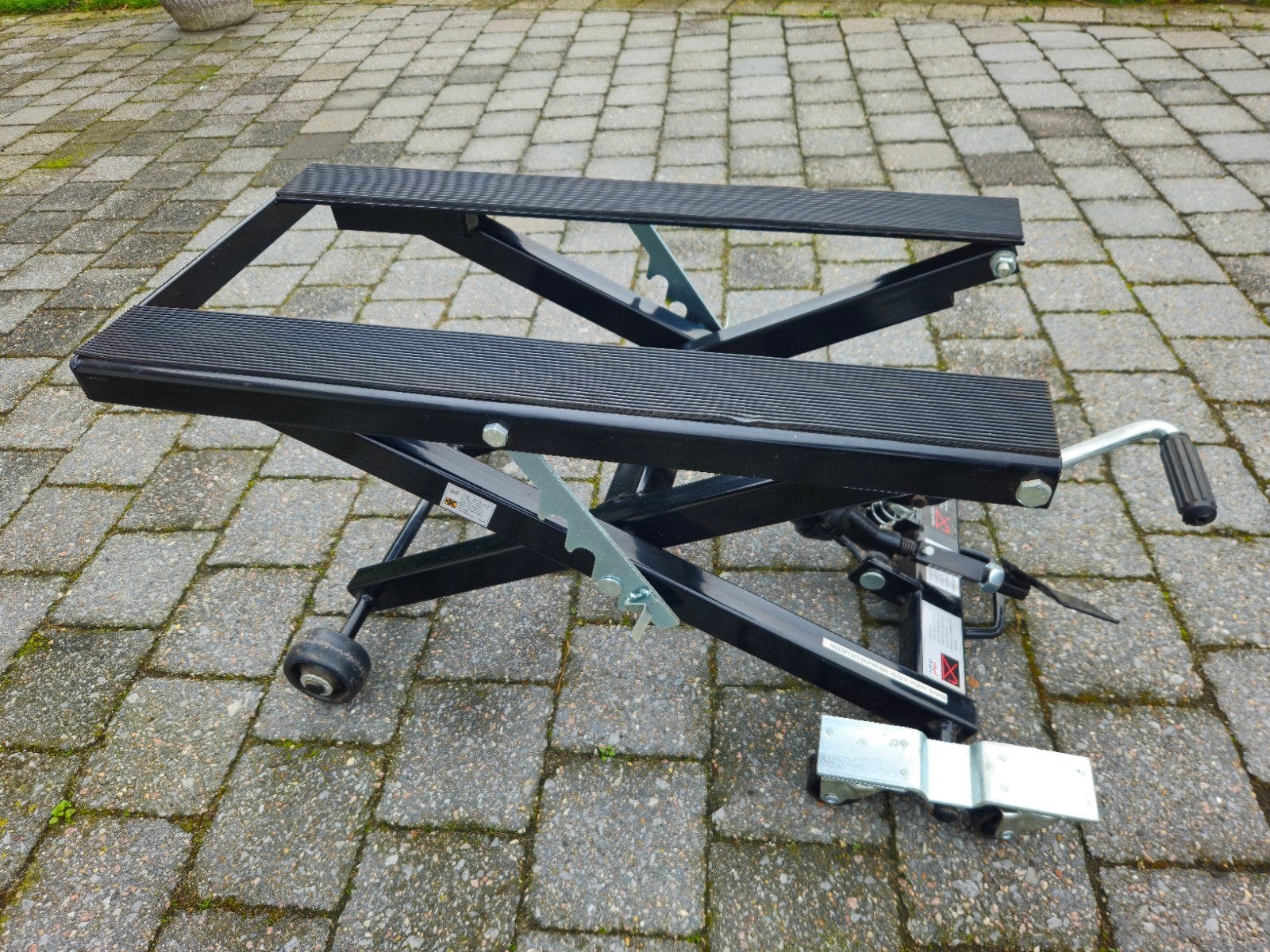 Motorfiets Hefbrug - 500 kg capaciteit, Ophalen, Gebruikt