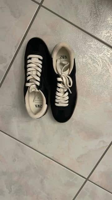 BASKETS neuves ZARA noires 37, Neuf, Enlèvement ou Envoi, Zara, Sneakers et Baskets