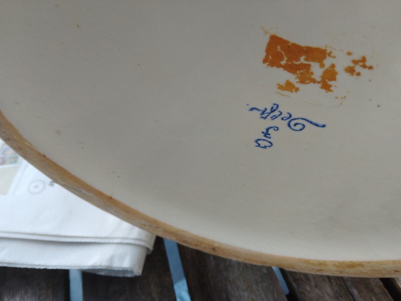twee grote witte Delft vazen 60 en48 cm, Huis en Inrichting, Ophalen