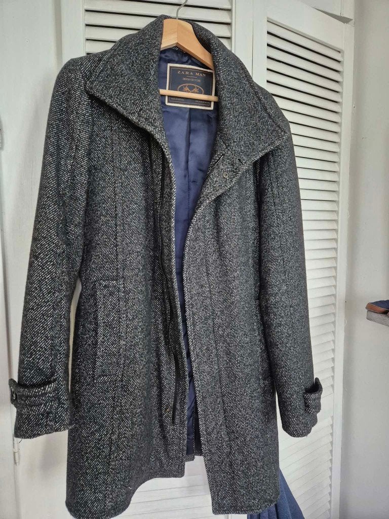 Lange jas voor heren Zara, Overige kleuren, Maat 48/50 (M), Ophalen of Verzenden, Zara Man