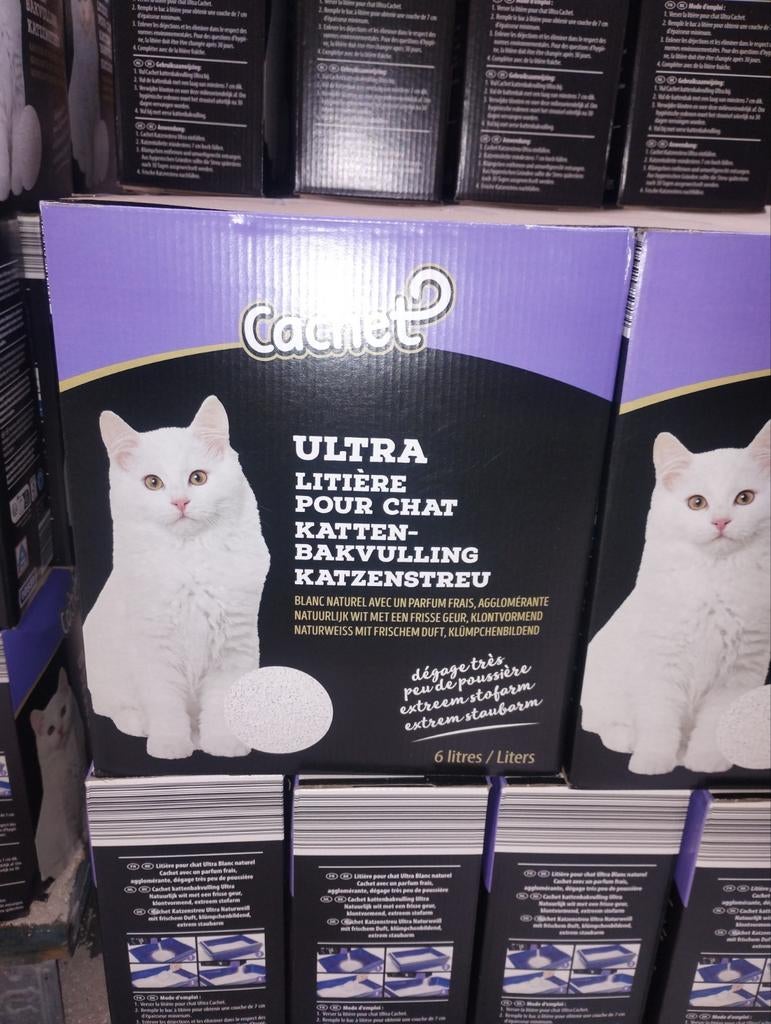 Litière pour chat, Enlèvement