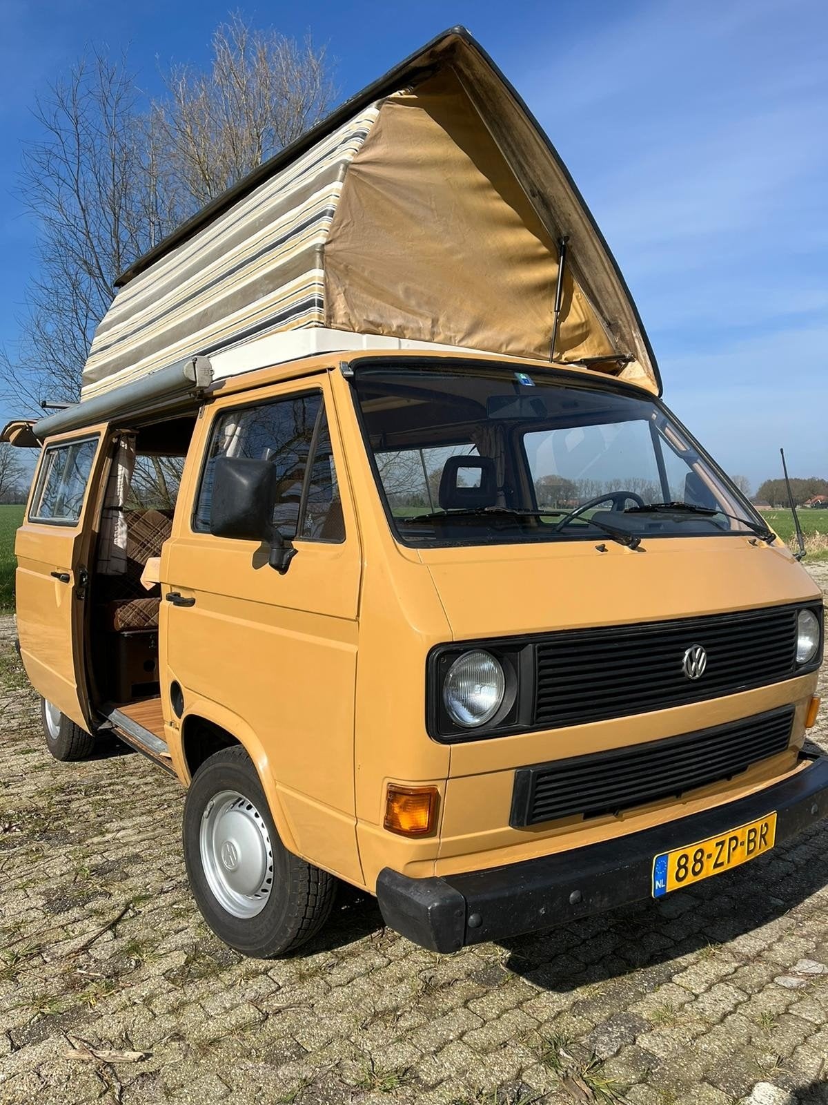 Volkswagen T3 Camper - VW Transporter Buscamper 1983, Autos, Achat, Boîte manuelle, Particulier, USB