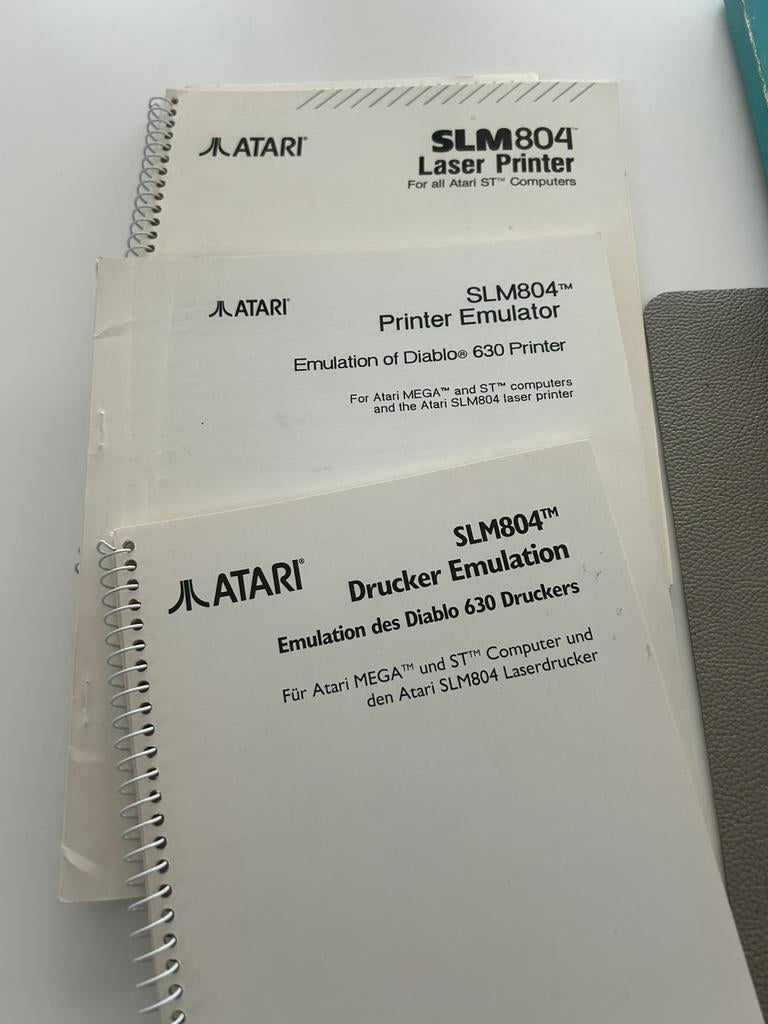 Originele handleidingen Atari, Computers en Software, Besturingssoftware, Ophalen of Verzenden, Zo goed als nieuw