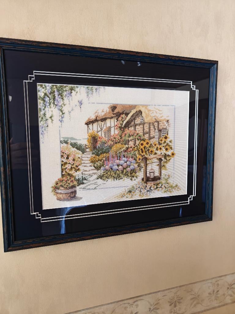 Schilderij in Kruisjes steek, Huis en Inrichting, Ophalen, Gebruikt, Schilderij