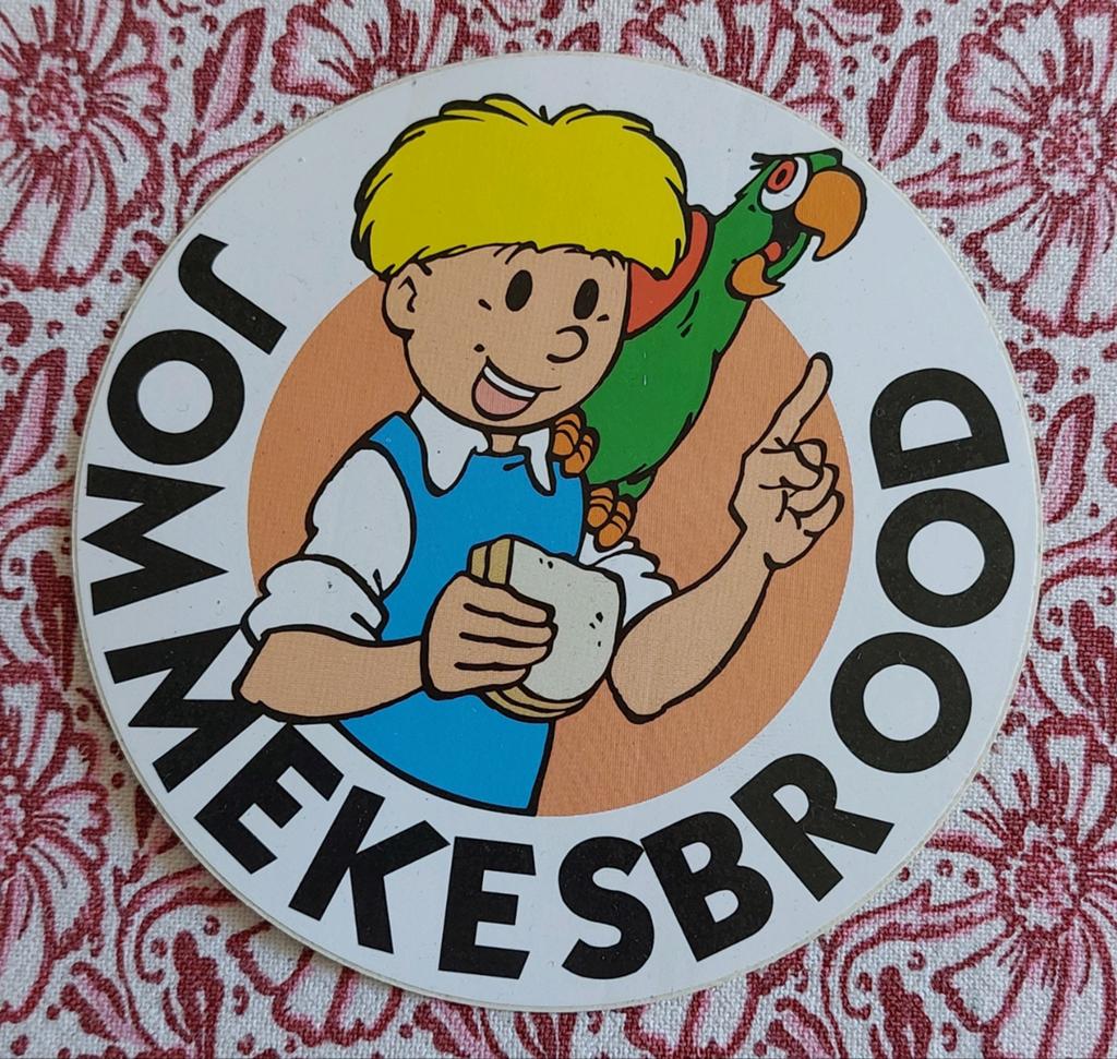 Autocollant Jommeke. Jommekesbrood., Enlèvement ou Envoi, Comme neuf, Bande dessinée ou Dessin animé