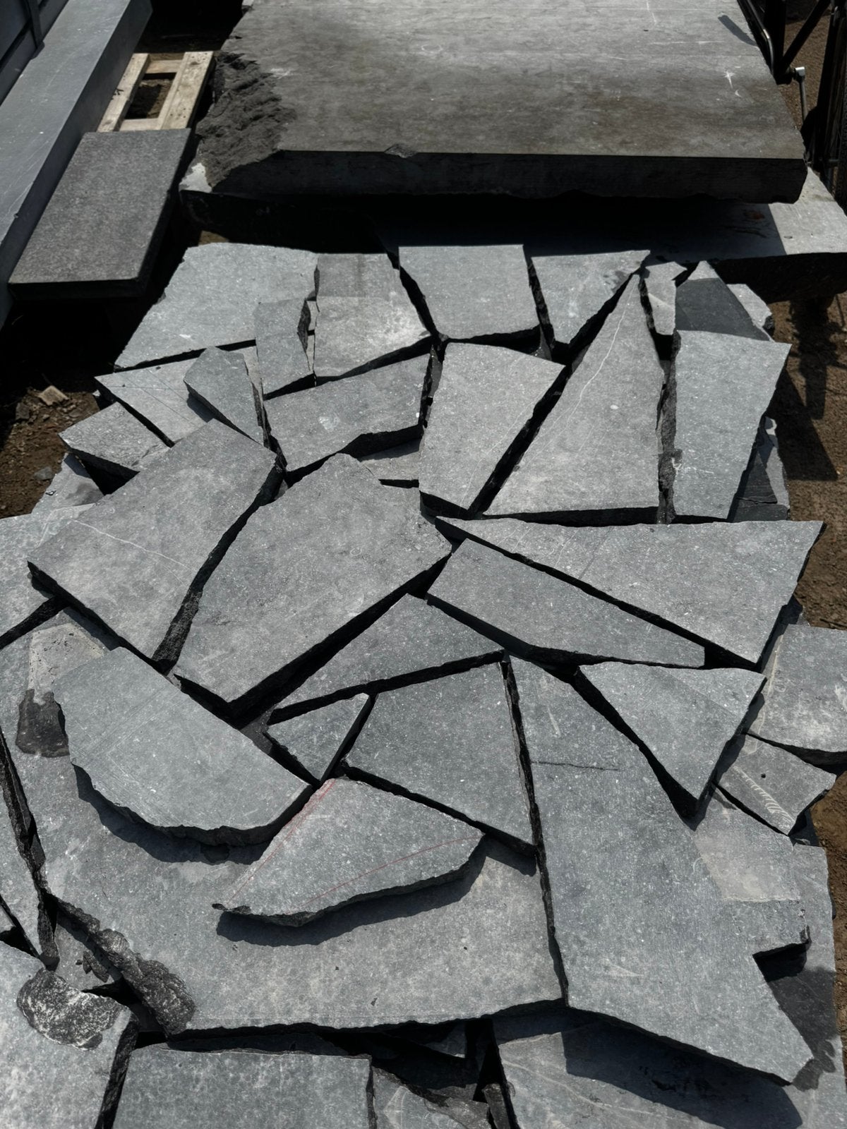 Flagstones arduin Belgische Blauwe Hardsteen, Ophalen, Nieuw, Overige typen