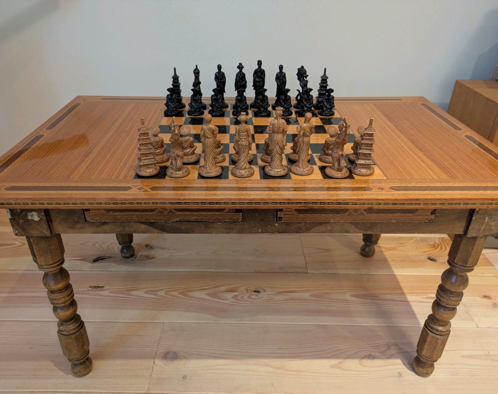 Oosterse schaaktafel, Antiek en Kunst, Ophalen