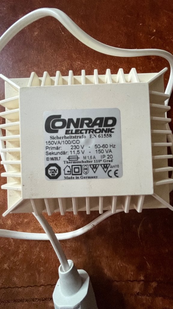 Transformateur 230V-12V, Bricolage & Construction, Enlèvement, Comme neuf, Autres types