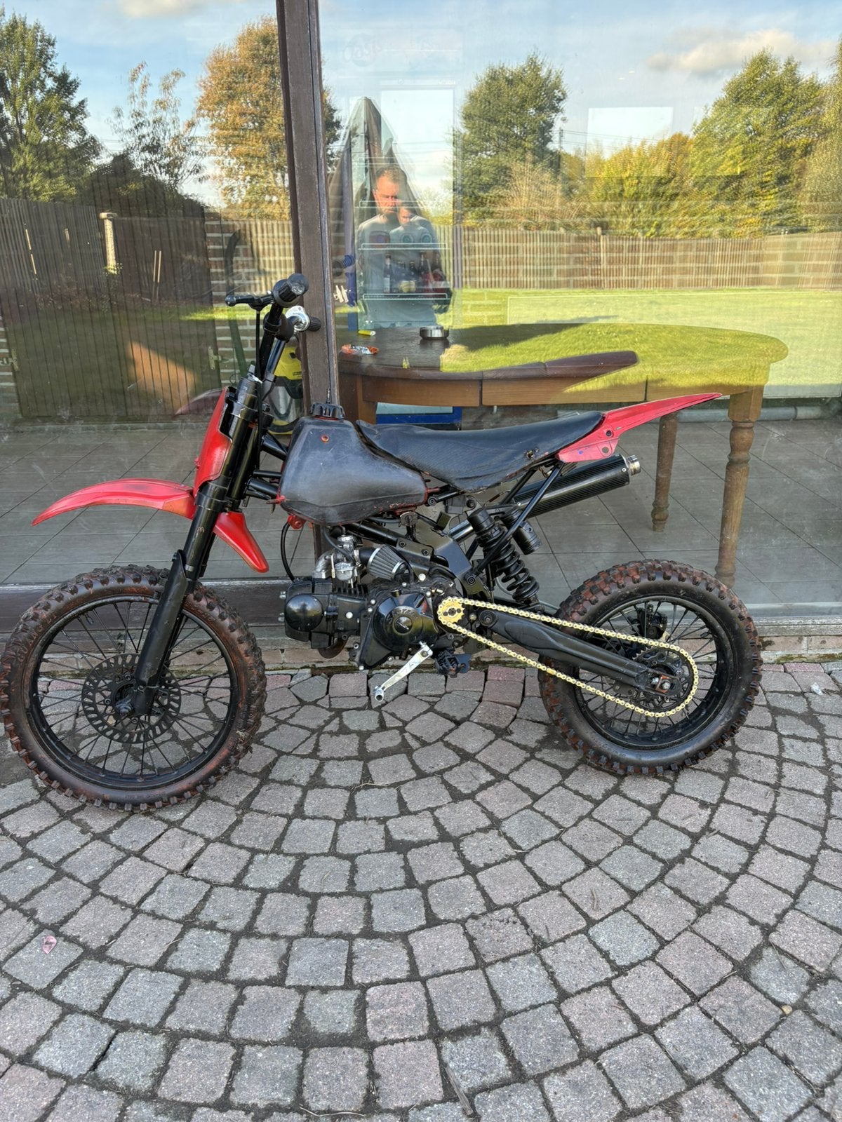 Motocross skyteam, Ophalen, Gebruikt, 125 cc, Pitbike