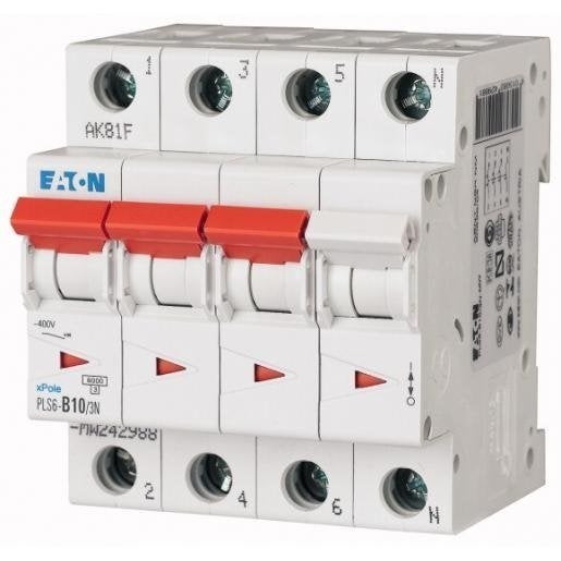 Automaat B10A 3P+N 6kA, Verzenden