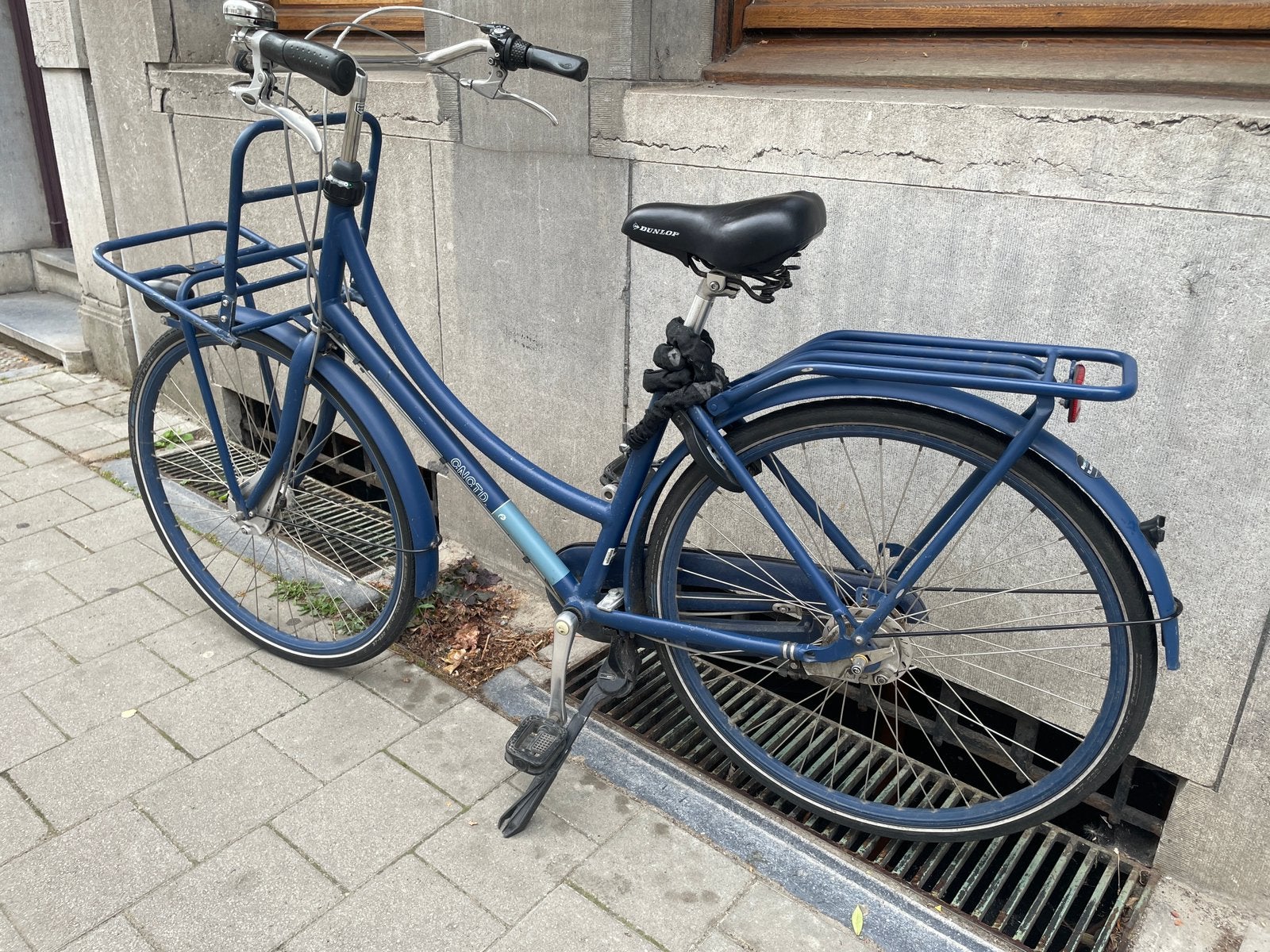 Blauwe Batavus damesfiets, 28”, 3 versnellingen, Fietsen en Brommers, Ophalen, Gebruikt, 50 tot 53 cm, Handrem