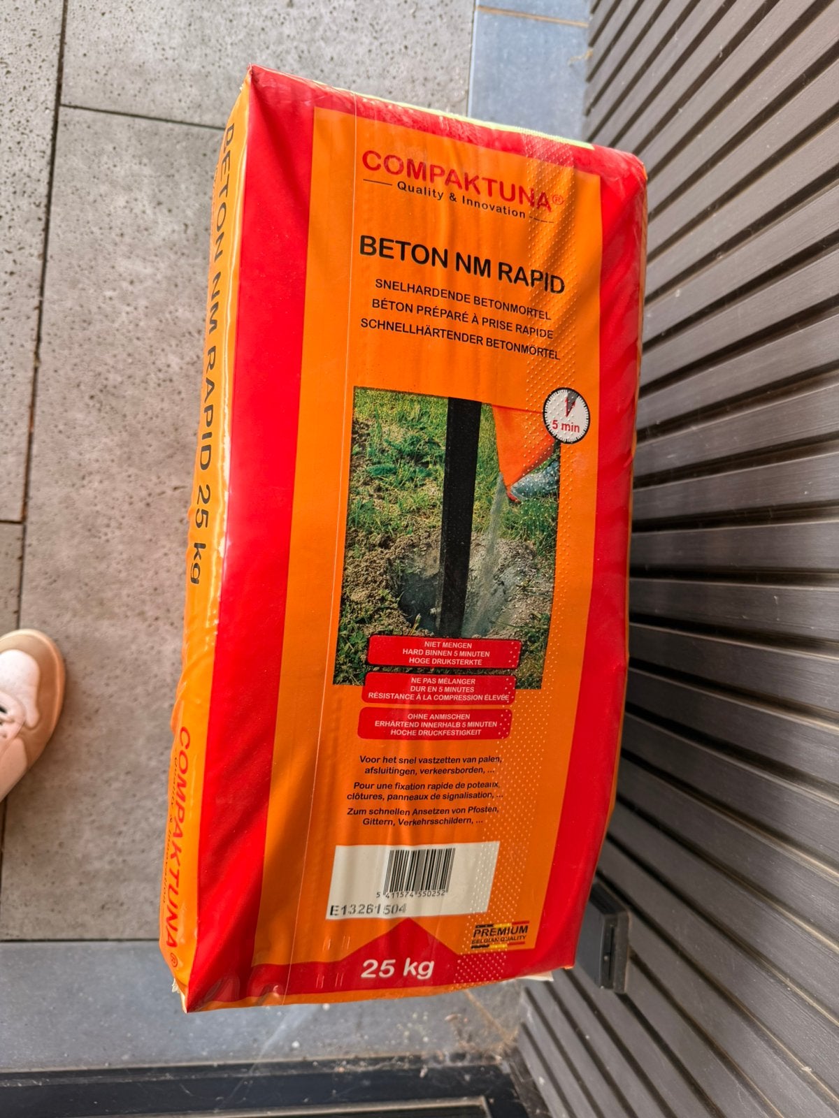 Compaktuna snelbeton 6 zakken, Enlèvement, Comme neuf