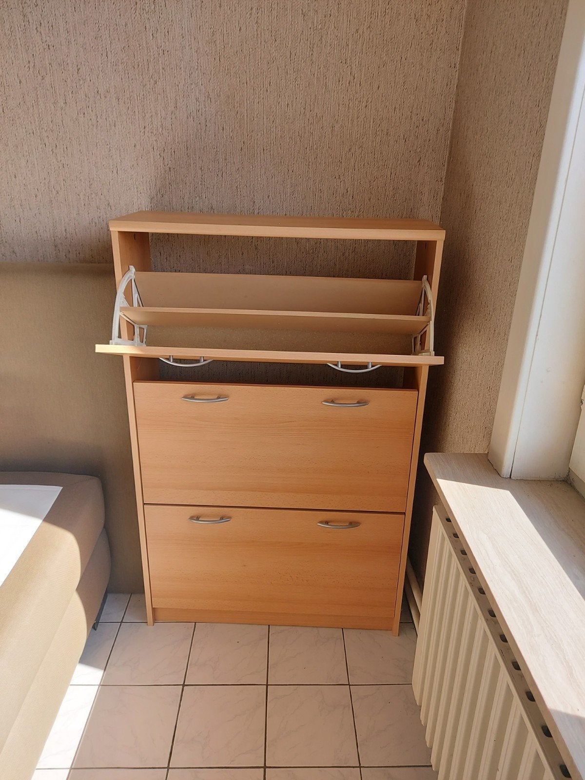 schoenkastje, Ophalen, Gebruikt