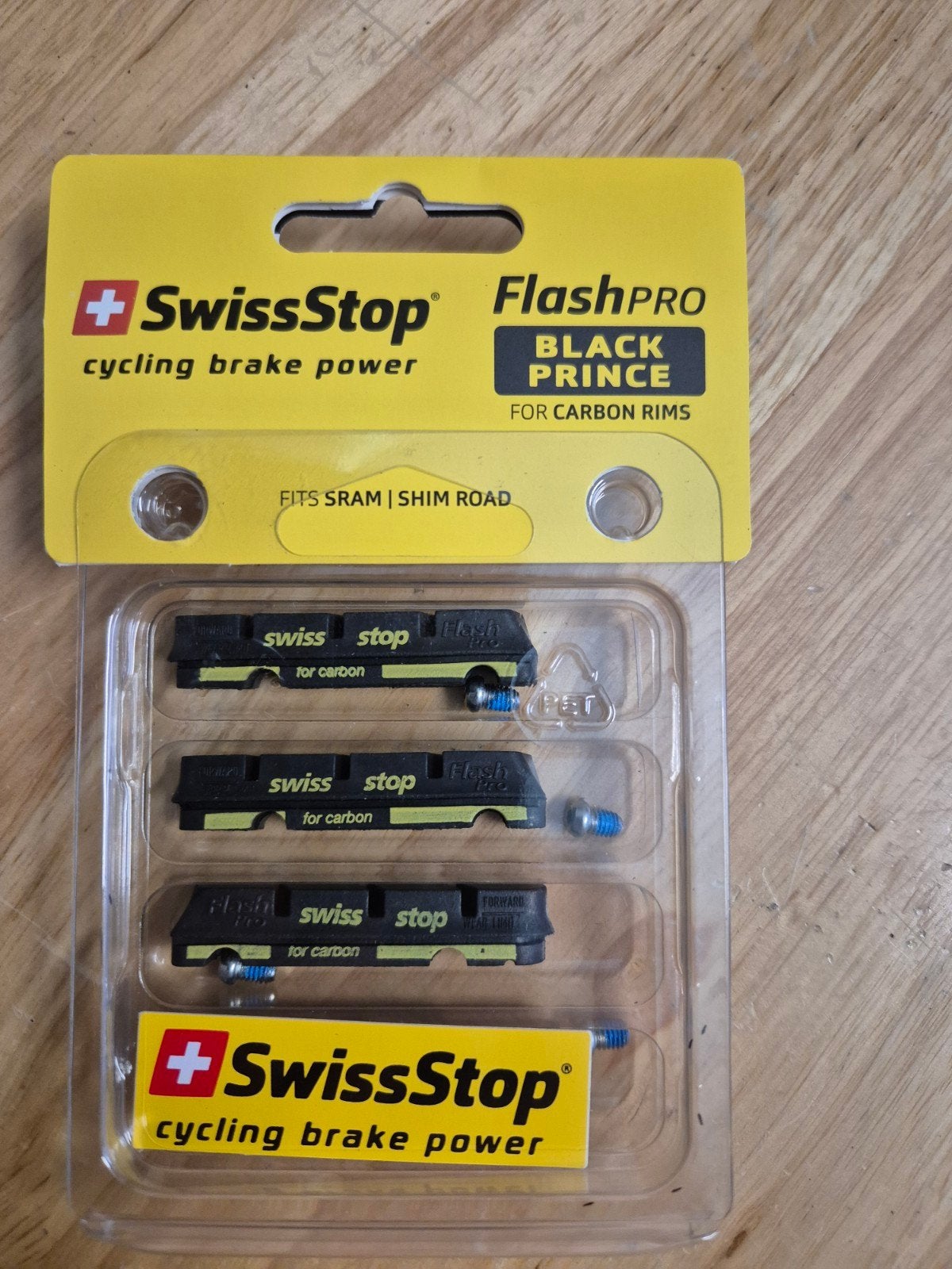 SwissStop FlashPRO remblokken voor carbon velgen, Vélos & Vélomoteurs, Vélos Pièces, Neuf, Enlèvement ou Envoi, Freins, Carbone