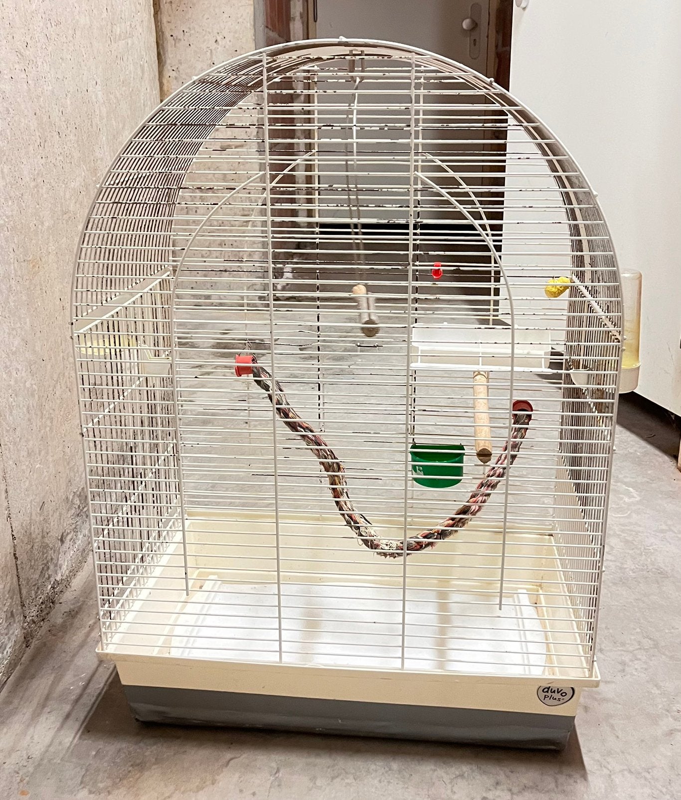 Mooie en completevogelkooiduvoplus LusiInclusief accessoires, Dieren en Toebehoren, Vogels | Hokken en Kooien, Ophalen, Gebruikt