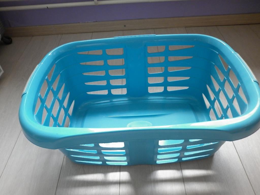 manne à linge, Maison & Meubles, Enlèvement, Utilisé, Bleu, Autres types