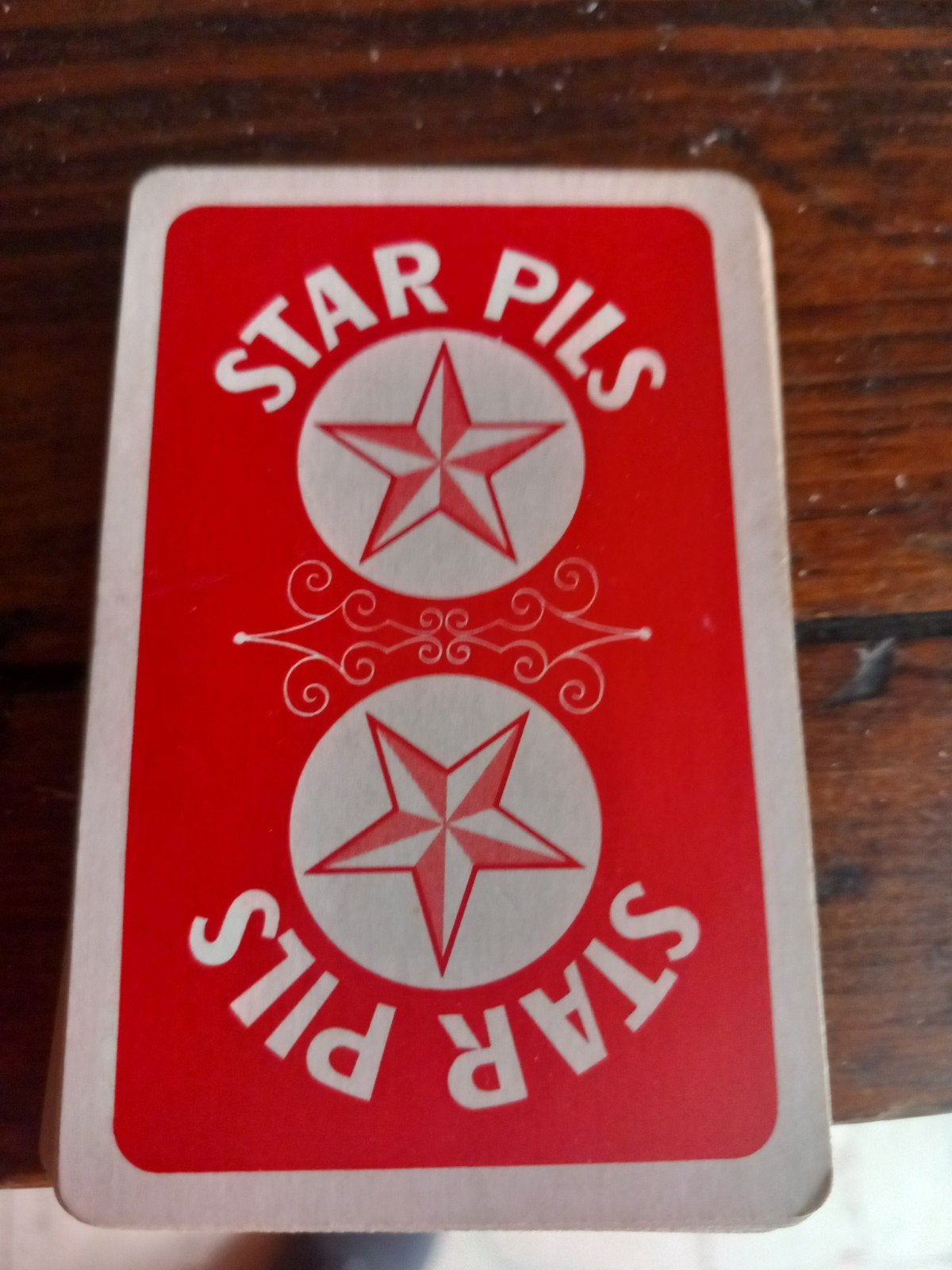 Speelkaarten 32 stuks Star pils Excelsior Gent met joker, Collections, Enlèvement ou Envoi, Carte(s) à jouer