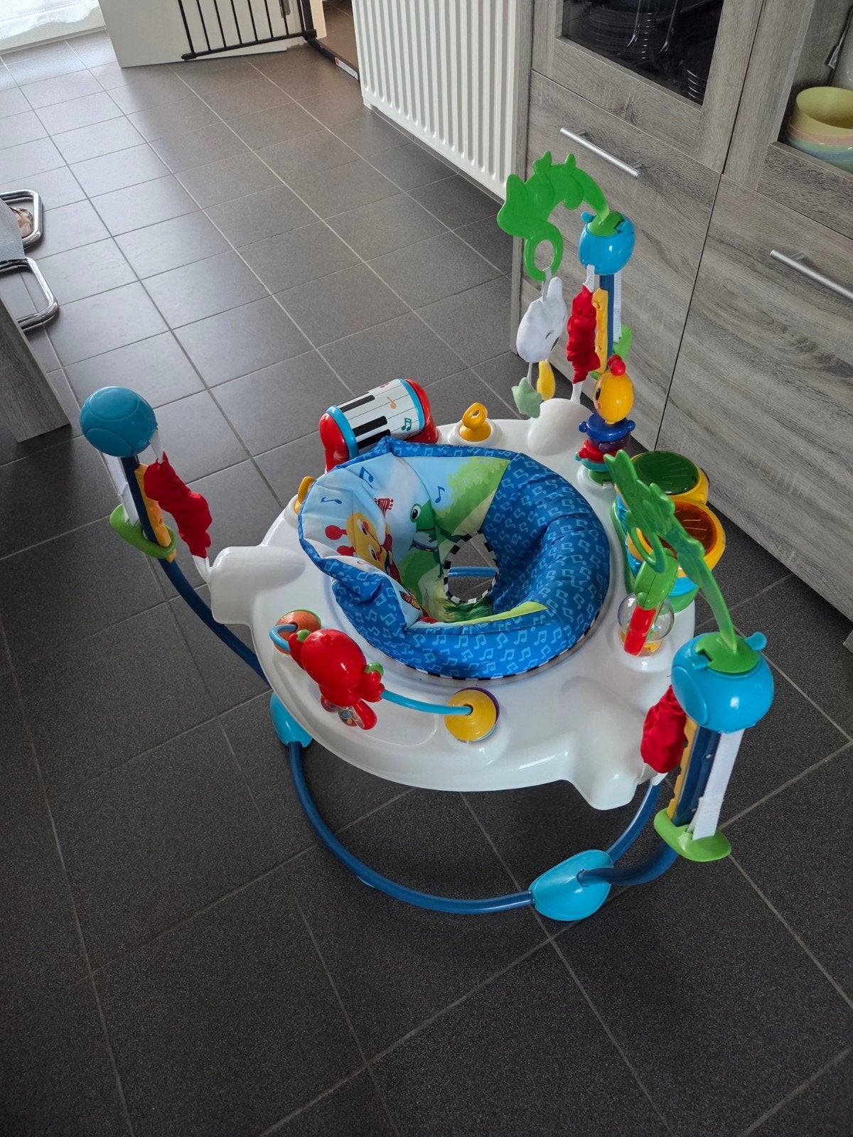 baby jumber, Ophalen