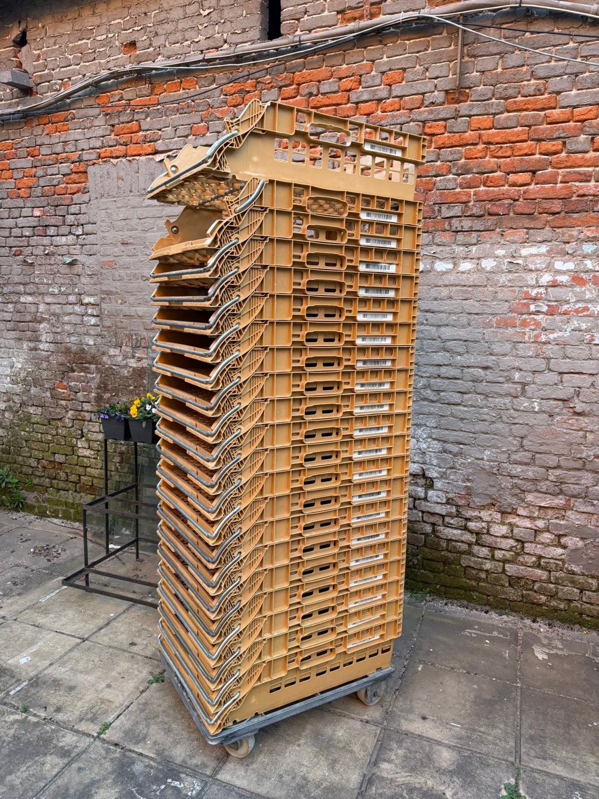 Bakkersbakken 70 x 50 x 20 + Rolwagens, Doe-het-zelf en Bouw, Ophalen, 40 tot 60 cm, Opvouwbaar, 50 tot 75 cm