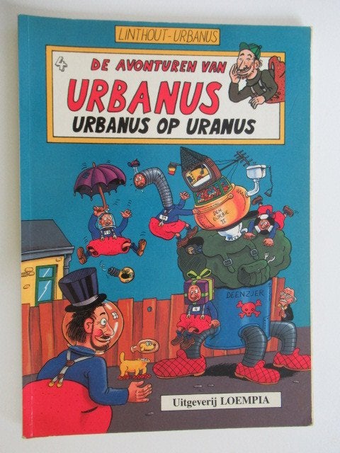 urbanus...nr.4...urbanus op uranus, Boeken, Ophalen of Verzenden, Gelezen