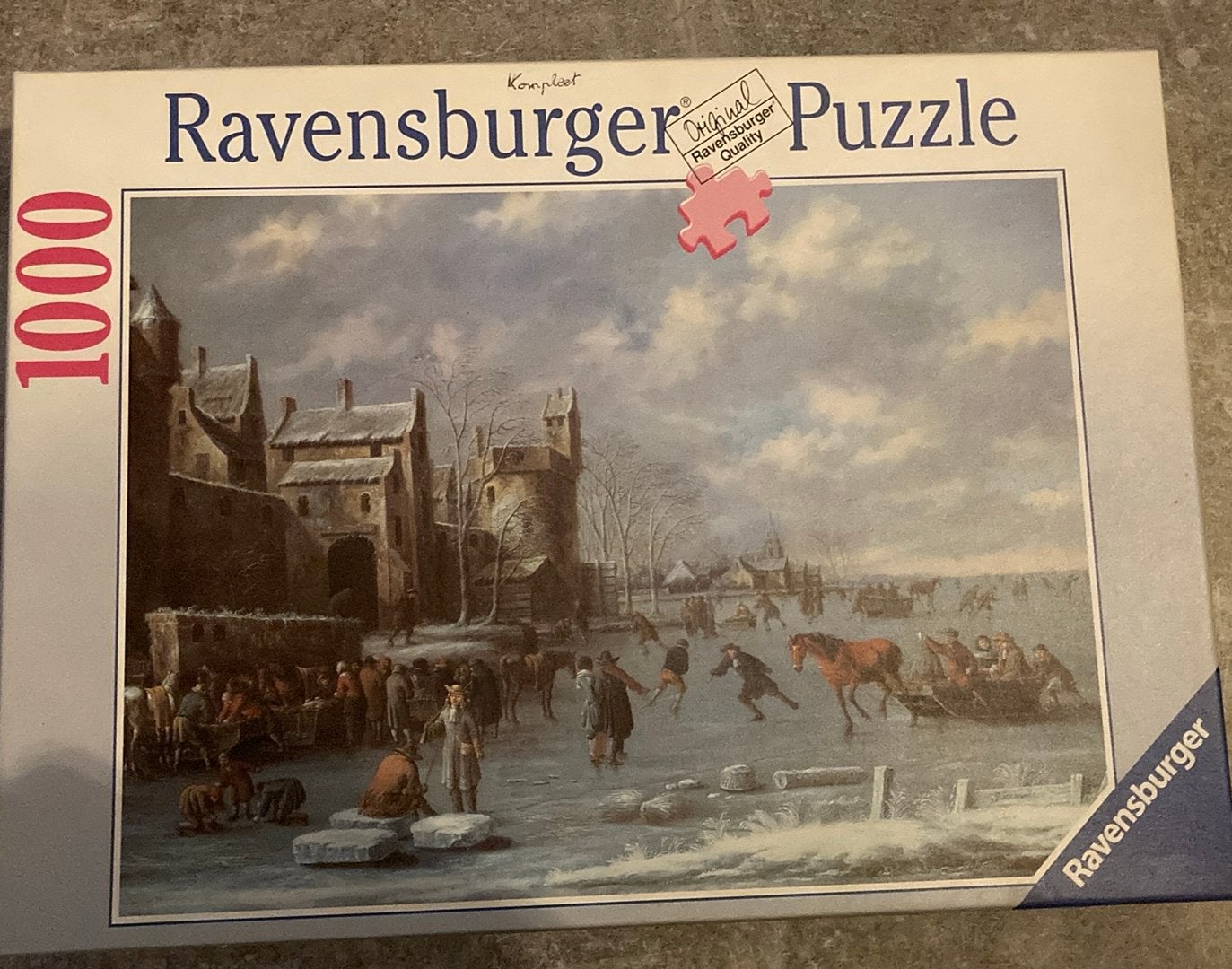 Vintage Ravensburger puzzel 1000 stukken, Enlèvement, Comme neuf