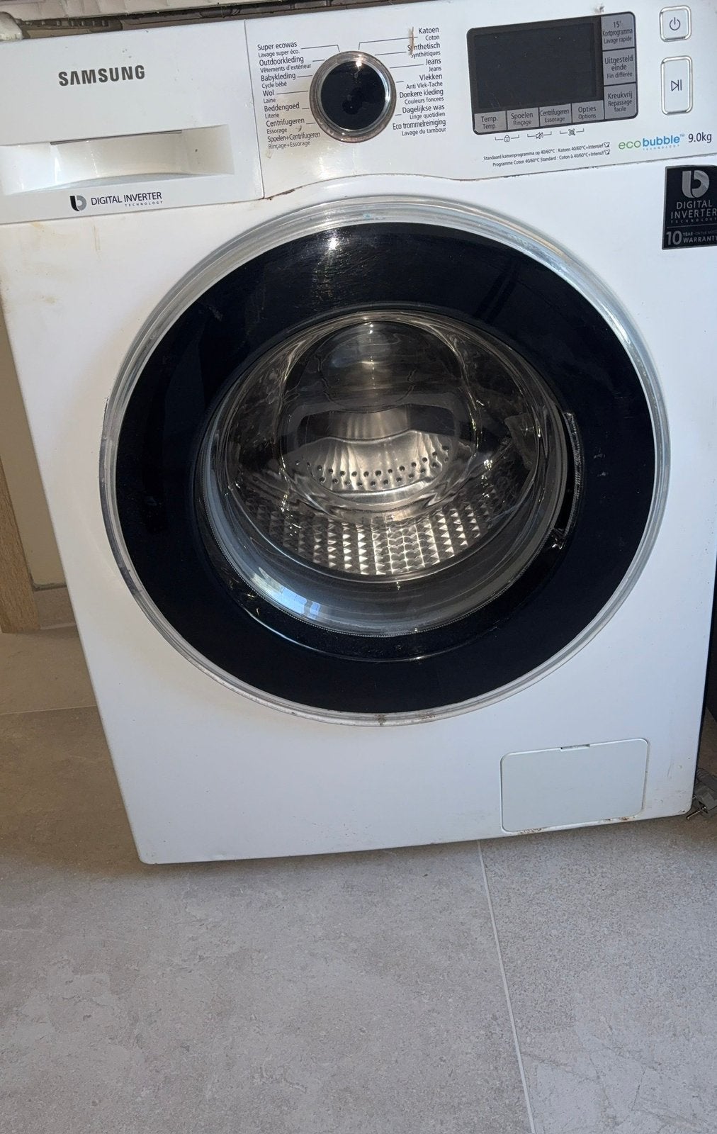 Machine à laver Samsung 9kg A+++, 8 à 10 kg, Enlèvement, Comme neuf