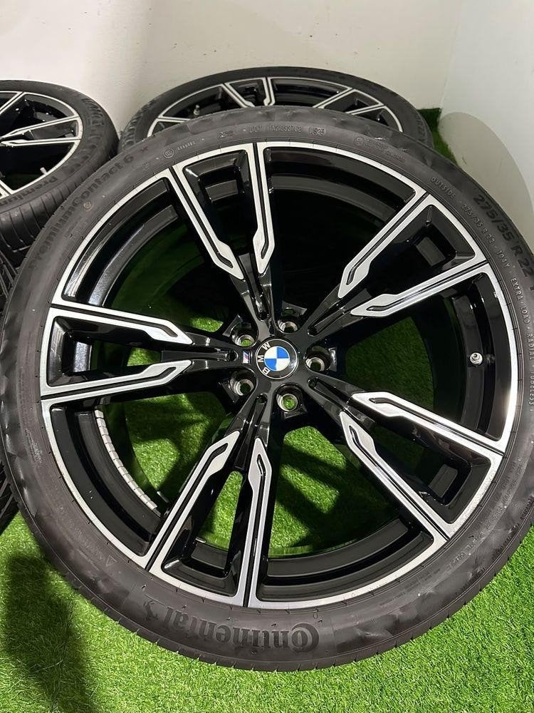 jantes Bmw X5 G05 & Bmw X6 G06 22 pouces pneus Continental, Autos : Pièces & Accessoires, Pneus et Jantes, Autres dimensions, Enlèvement