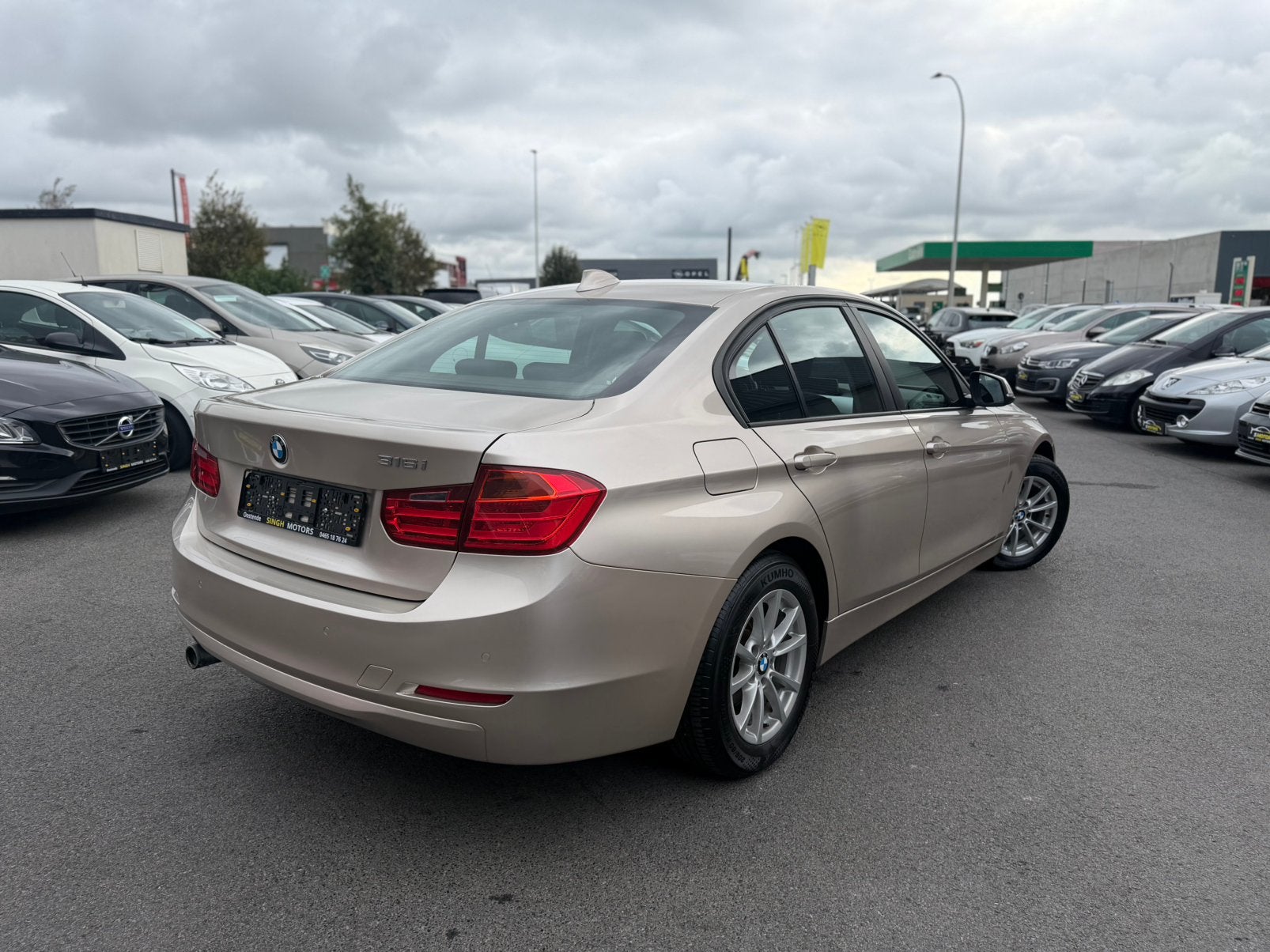 BMW 316i | AUTOMAAT | Gps | Cruise | Airco | GARANTIE |, Auto's, Euro 5, Stof, Bruin, 5 deurs