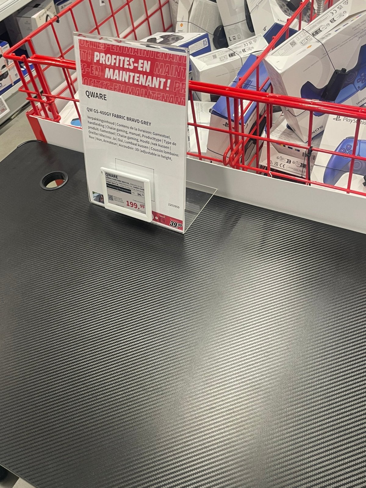 Table gamer, Enlèvement
