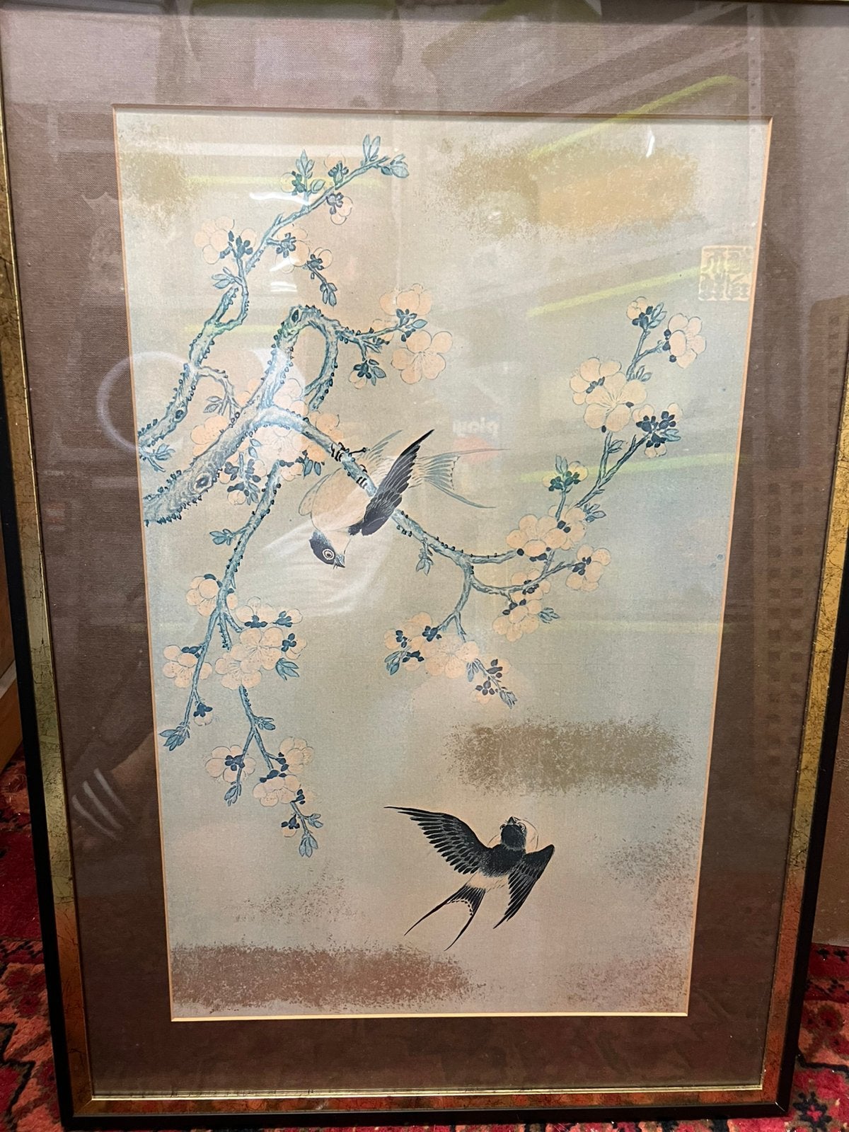 Vintage chinese lithografie, Ophalen, Vintage