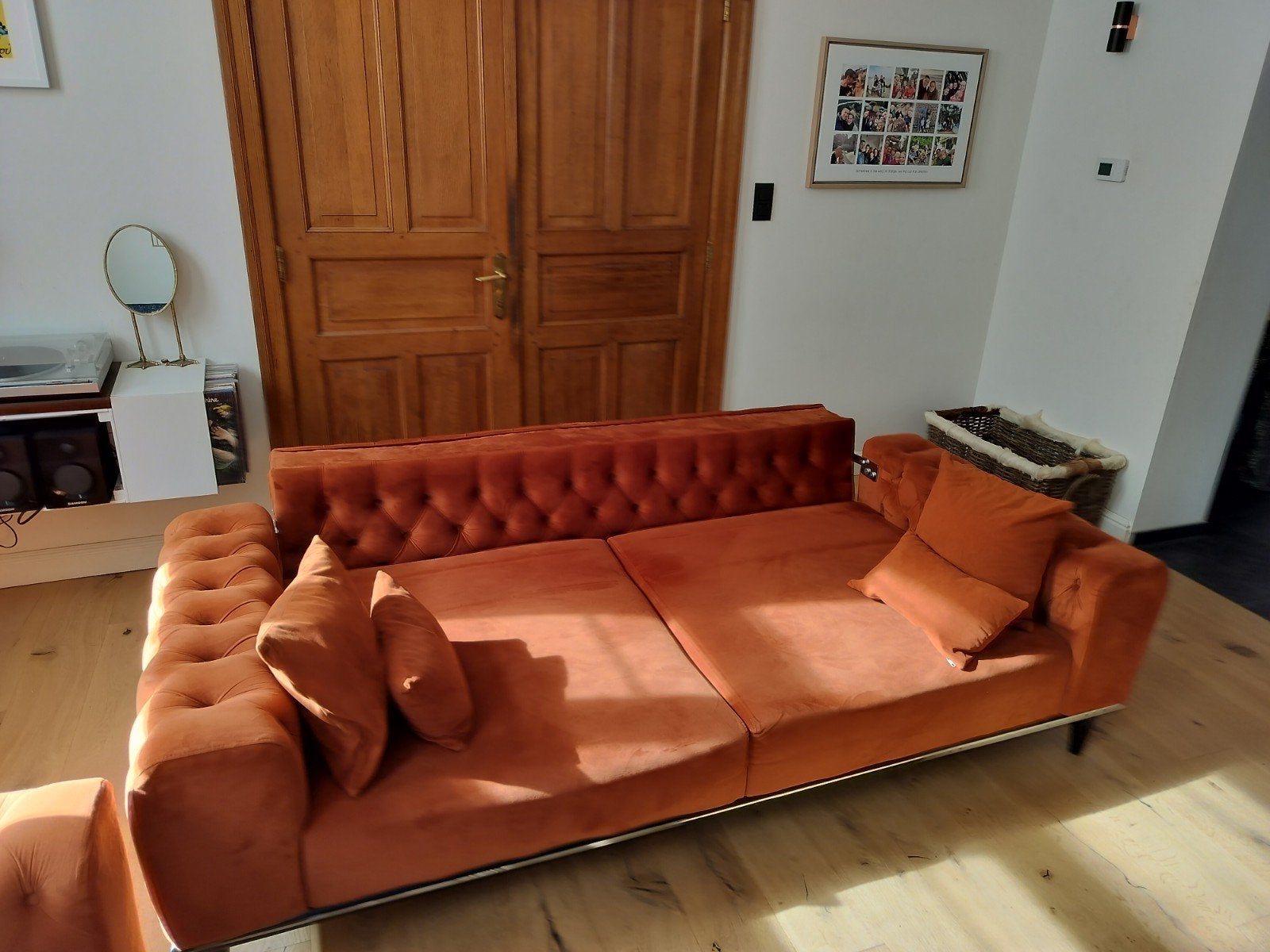 Siège pliable 3 places, Maison & Meubles, 200 à 250 cm, Banc droit, Enlèvement, Utilisé