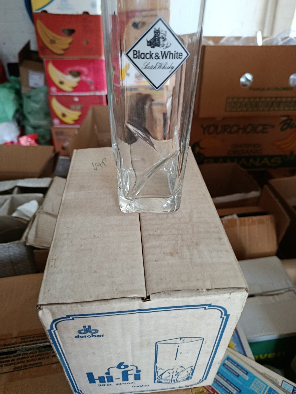 6 verres   Black & Whisky - hauteur  16 cm, Ophalen