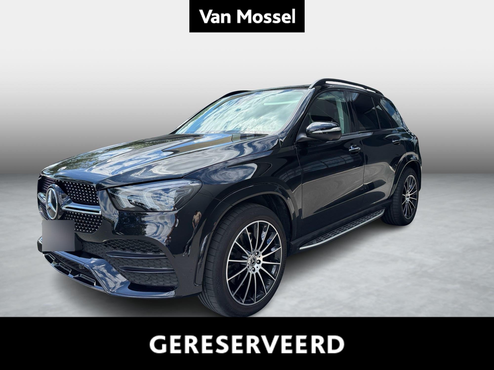 Mercedes-Benz GLE 350 d SUV AMG LINE + LICHTE VRACHT + AIRMA, Auto's, Stof, Gebruikt, GLE, Zwart