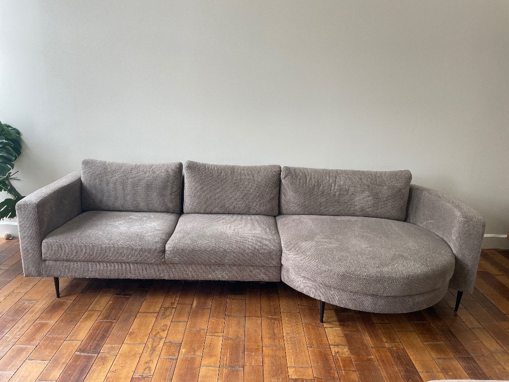 Zetel, Maison & Meubles, Canapés | Salons, Utilisé, Banc droit, Trois personnes, 250 à 300 cm, 125 à 150 cm, Tissus, Enlèvement