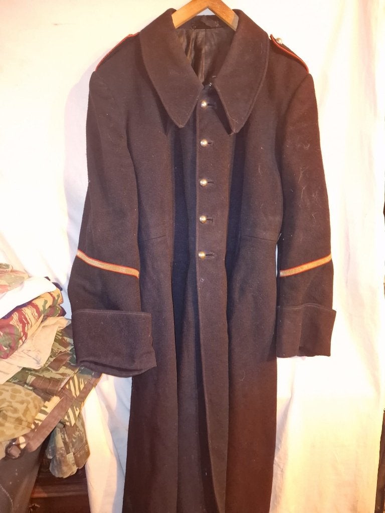 gabardine de gendarmerie belge vintage, Enlèvement ou Envoi, Gendarmerie, Vêtements ou Chaussures