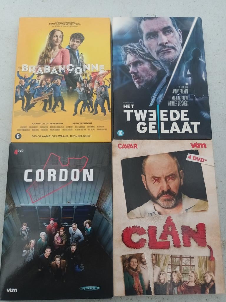 Lot vlaamse films, Cd's en Dvd's, Ophalen of Verzenden