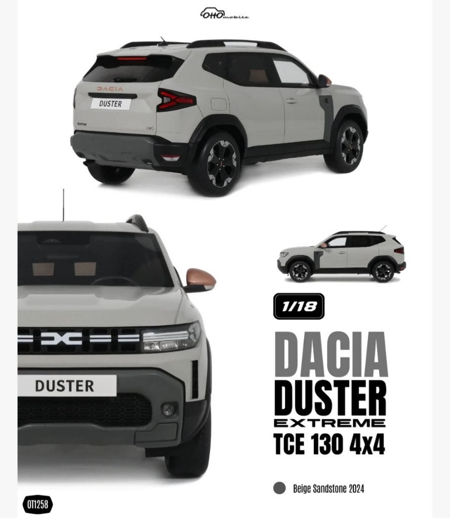 Pré-commande !! Dacia Duster Extreme Tce 130 4X4 1/18ème, Hobby & Loisirs créatifs, Neuf, OttOMobile, Enlèvement ou Envoi, Voiture