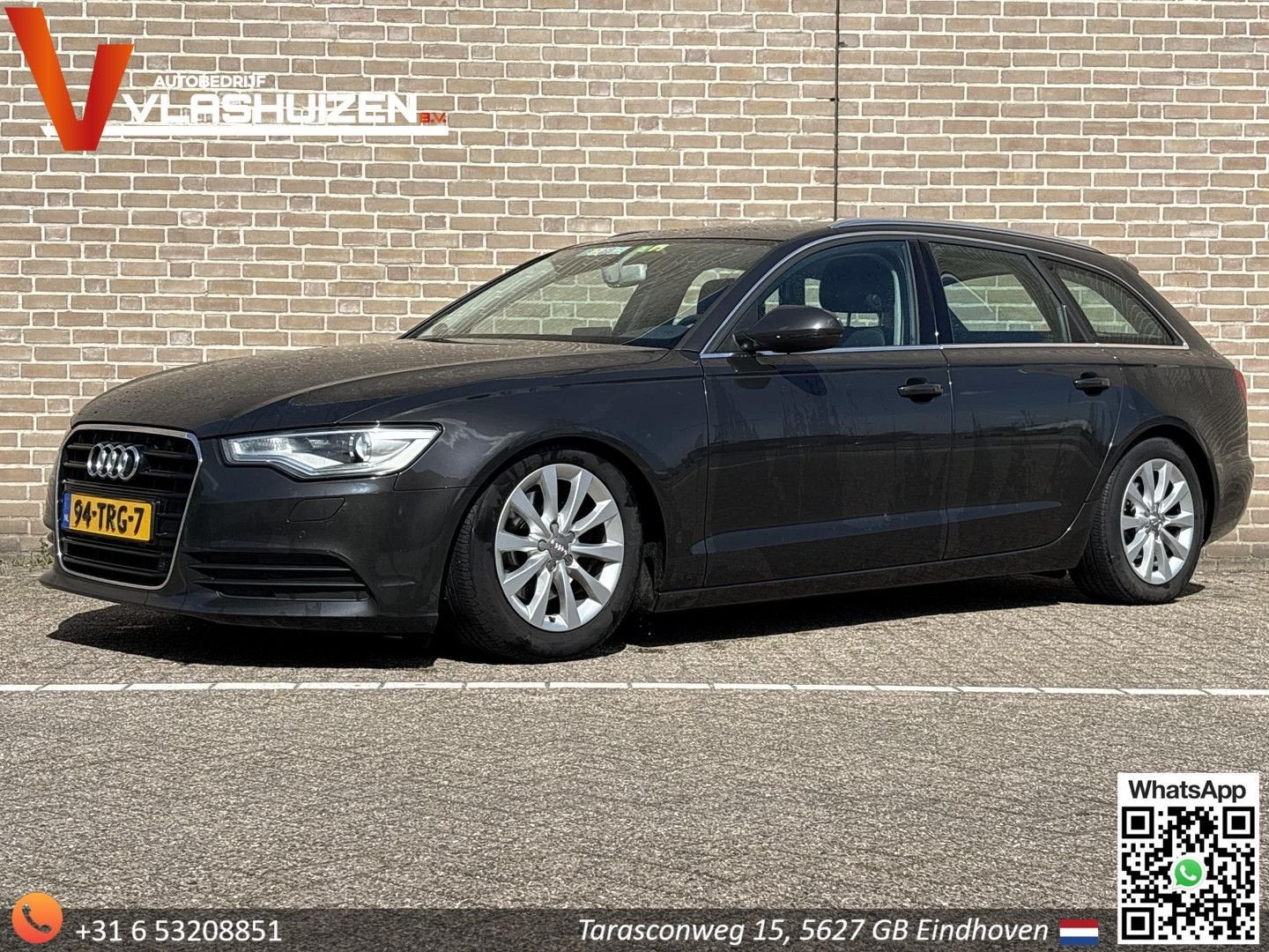 Audi A6 Avant 2.0 TDI Pro Line Plus | Leder | Navi | Climate, Autos, Audi, Argent ou Gris, Entreprise, Boîte manuelle, Noir