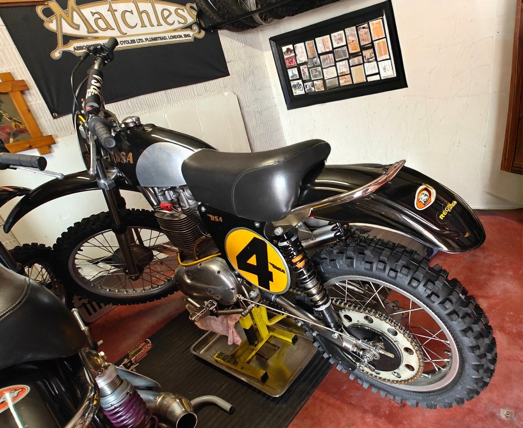 matchless oldtimer cross, Motoren