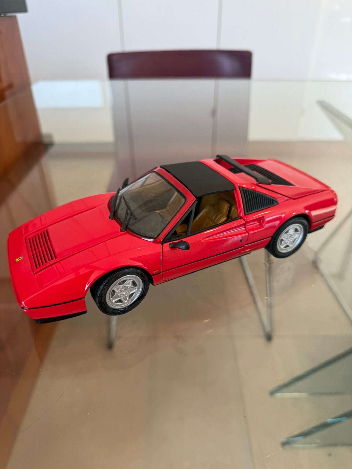 Superbe et  rare Ferrari 328 GTS 1:18 Anson sans boite, Enlèvement ou Envoi, Comme neuf, Anson